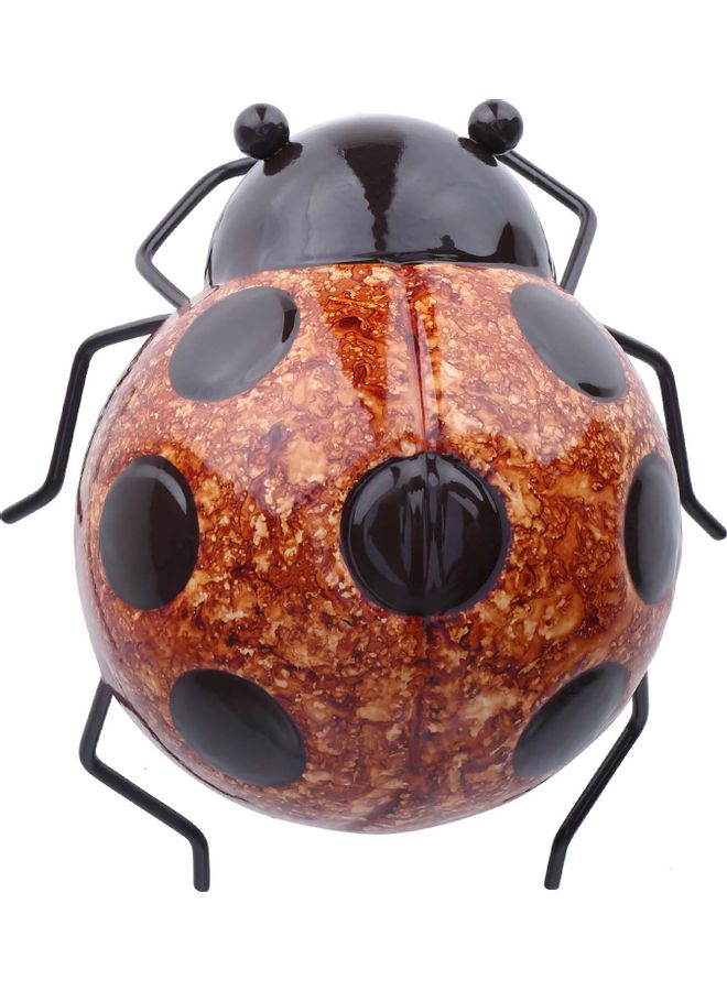 TOOARTS Decorative Iron Ladybug Orange/Black 11.5 x 7.5 x 11cm - Image 3
