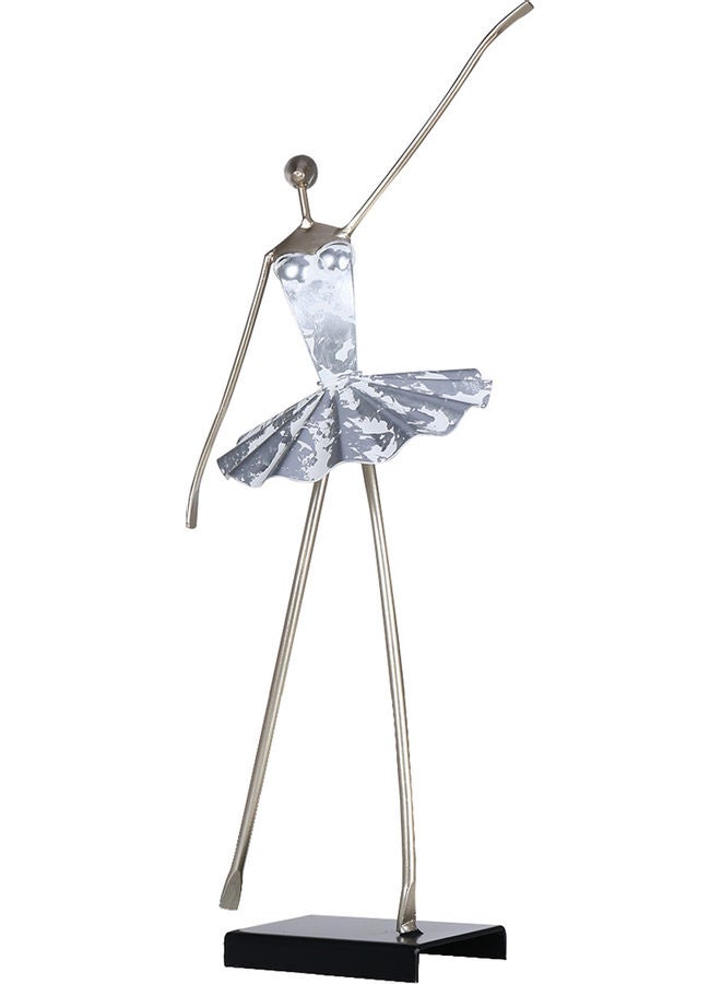 TOOARTS Decorative Metal Ballet Figurine Ballerina Statue Multicolour - Image 2