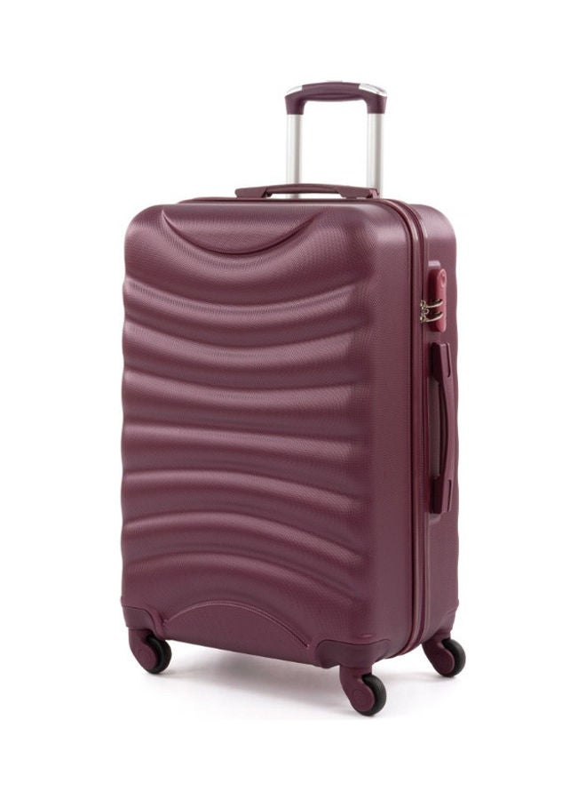 LIMRA 4 Wheels Hardside Small Cabin Luggage Trolley 20 inch Maroon - Image 1