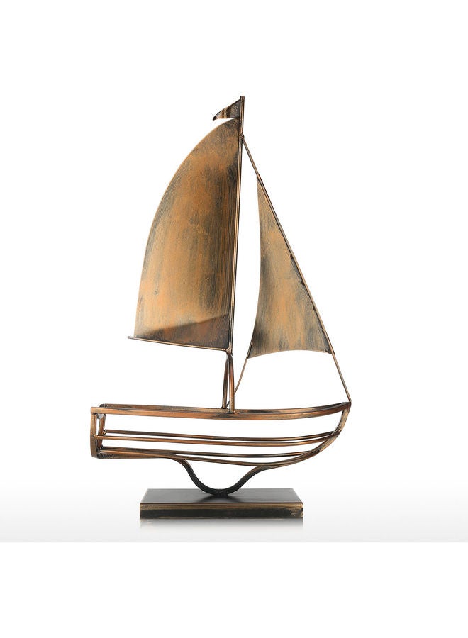 TOOARTS Sailing Bottle Holder Gold/Brown - Image 1