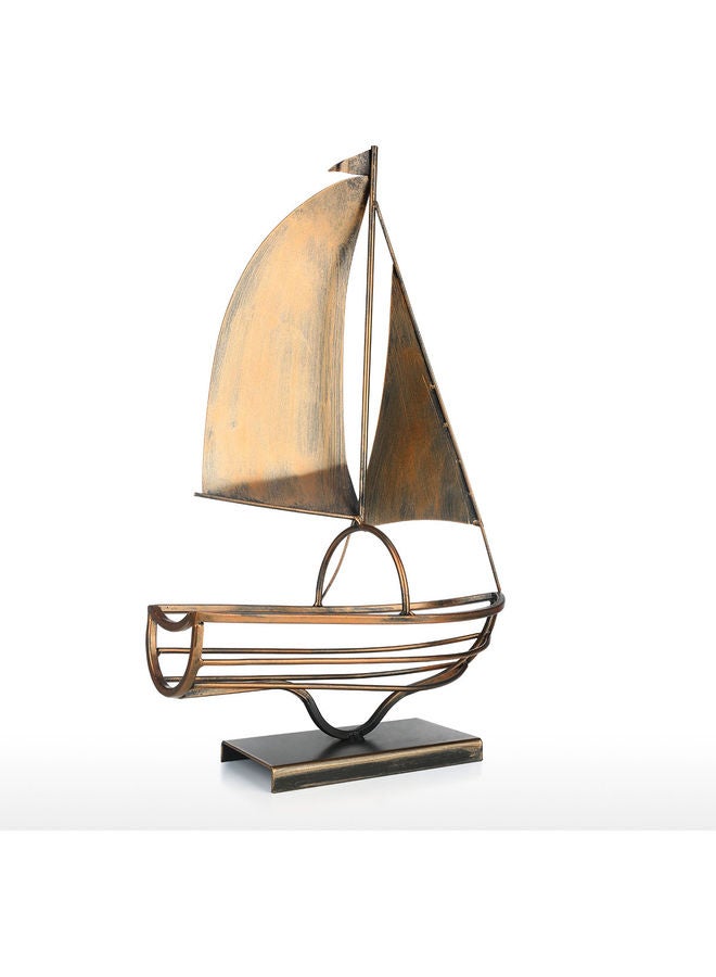 TOOARTS Sailing Bottle Holder Gold/Brown - Image 2