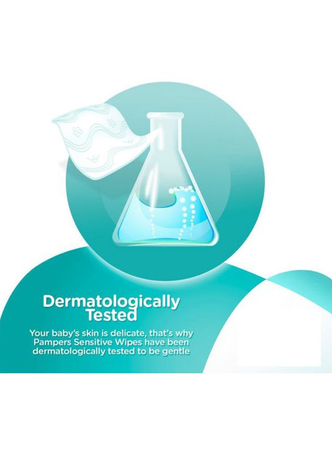 Pampers Sensitive Baby Wipes, 56 Count - Image 3