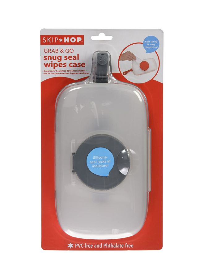 Skip Hop - Grab And Go Snug Seal Wipes Case Grey - Image 1