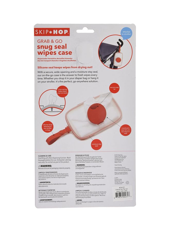 Skip Hop - Grab And Go Snug Seal Wipes Case Grey - Image 1