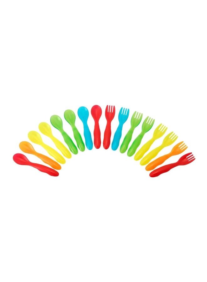 Take & Toss - 16-Piece Take And Toss Toddler Fork Spoon - Image 1