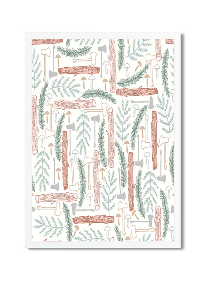 Foam Art Printed Poster Multicolour 