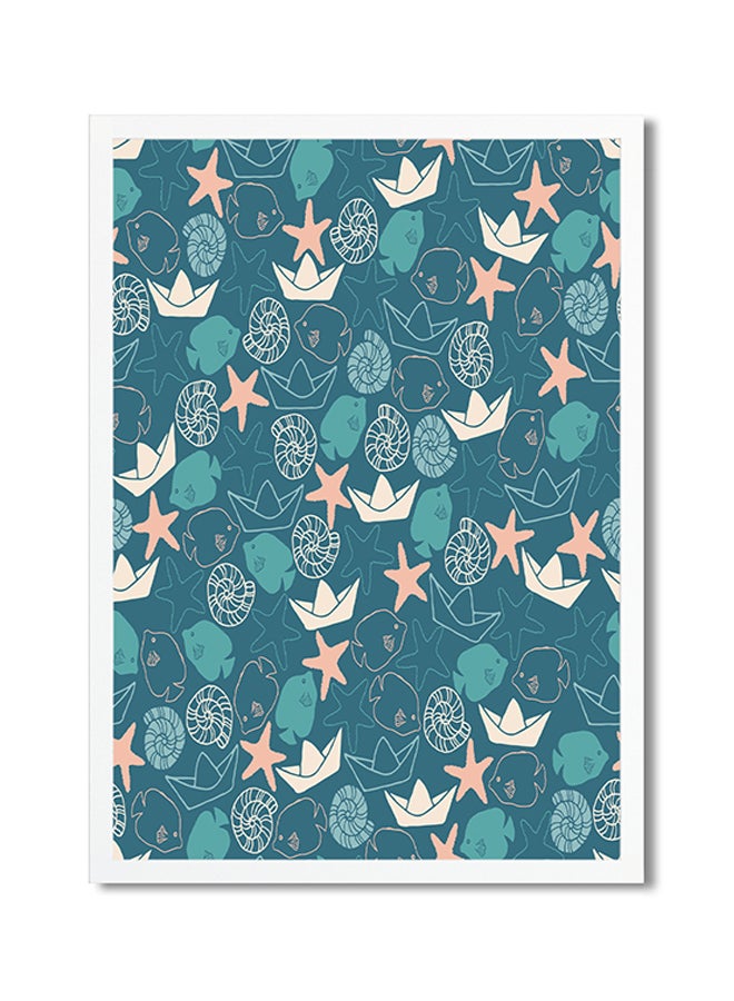 Printed Small Art Poster Multicolour 