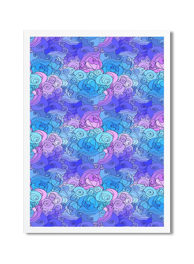 Foam Art Printed Poster Multicolour 