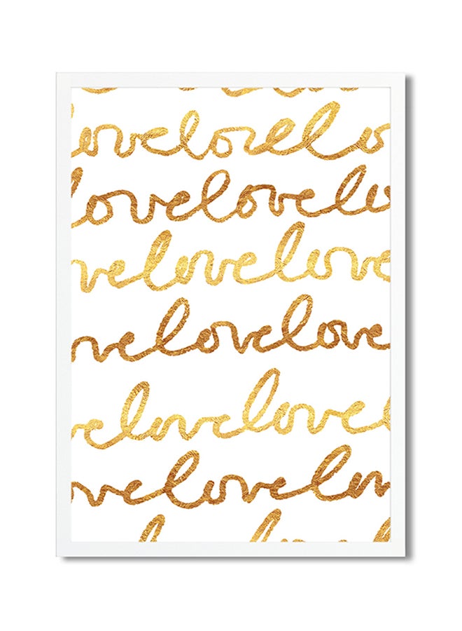 Foam Art Printed Poster Multicolour 