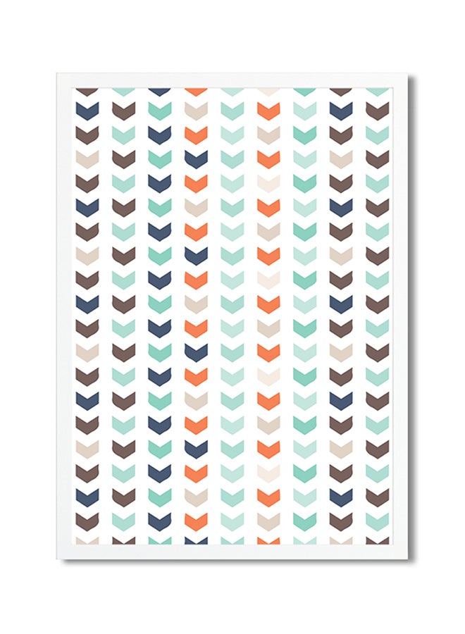 Foam Art Printed Poster Multicolour 