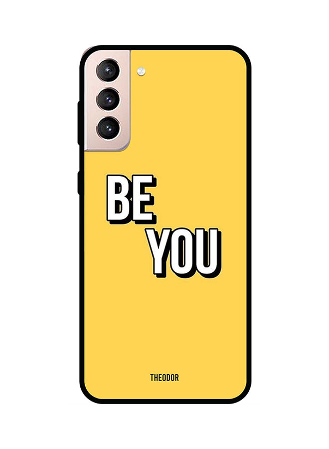 ثيودور غطاء حماية واقٍ لهاتف سامسونج جالاكسي S21 أصفر