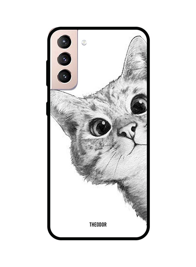 Theodor Protective Case Cover For Samsung Galaxy S21 White/Black