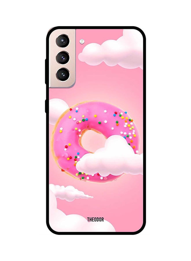 غطاء حماية واقٍ لهاتف سامسونج جالاكسي S21 نمط دونت يتوسطه سحاب