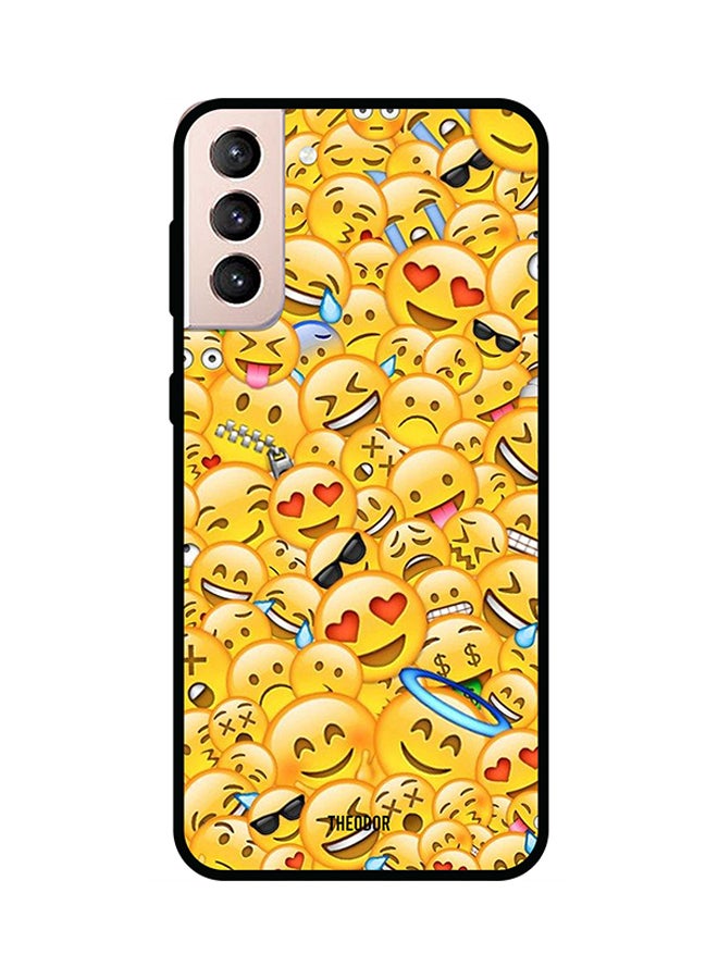 ثيودور غطاء حماية واقٍ لهاتف سامسونج جالاكسي S21 إيموجي
