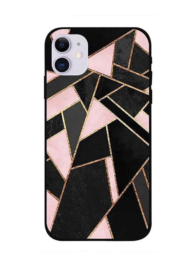 ثيودور غطاء حماية واق لهاتف أبل آيفون 12 ميني وردي / ذهبي/ أسود