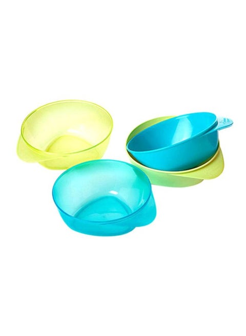 Explora Feeding Bowls, 7+ M, Pack Of 4 - Green/Blue