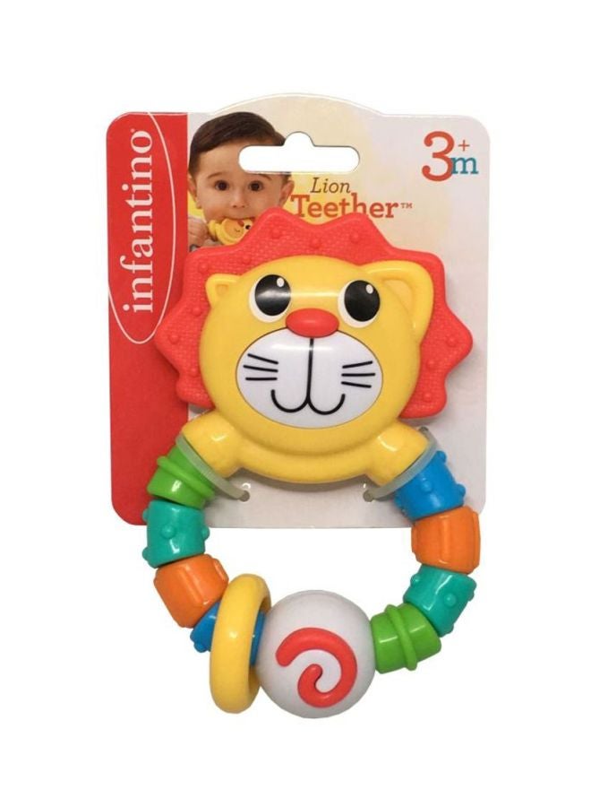 infantino - Bendy Lion Teether, 3+ Months Assorted - Image 1