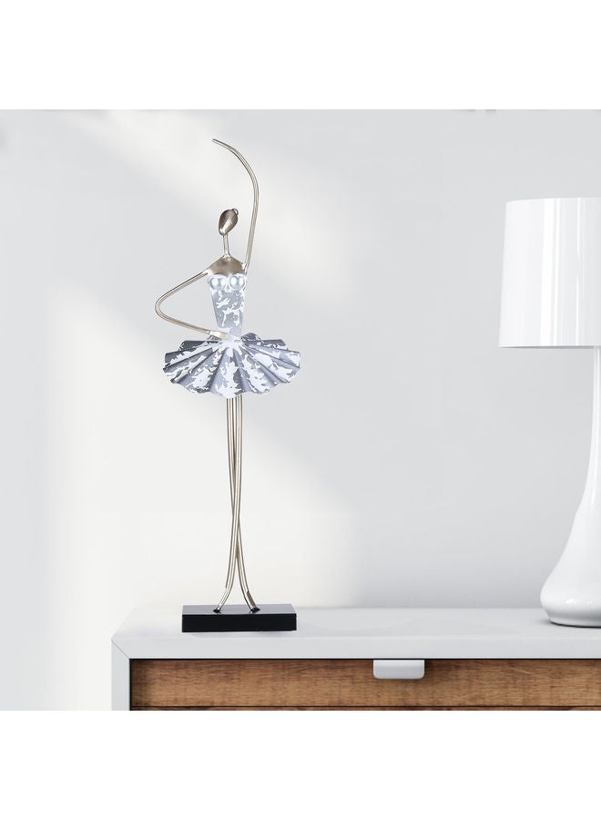 توراتس تمثال راقصة الباليه فضي - Image 4