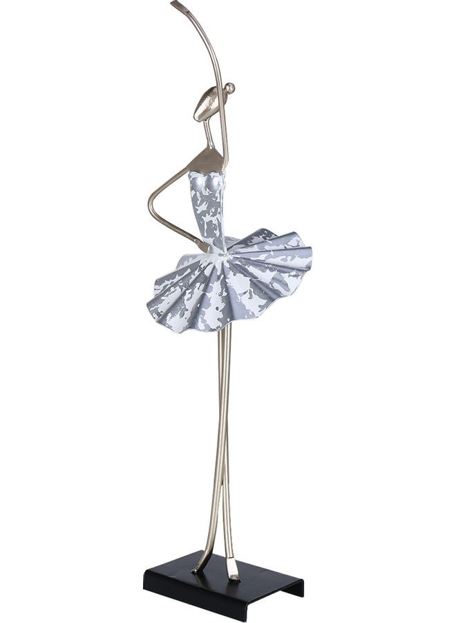 توراتس تمثال راقصة الباليه فضي - Image 5