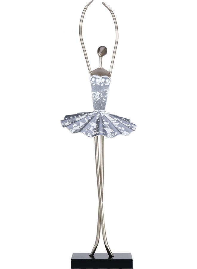 TOOARTS Decorative Metal Ballet Figurine Ballerina Statue Multicolour 47.5 x 13 x 14.5cm - Image 1