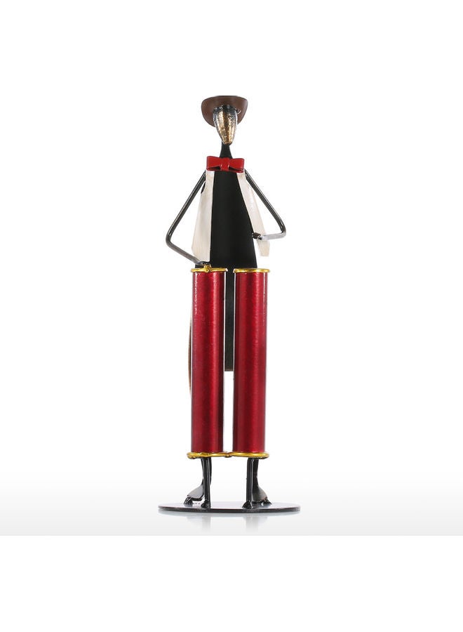 TOOARTS Drum Playing Iron Sculpture Multicolour - Image 1