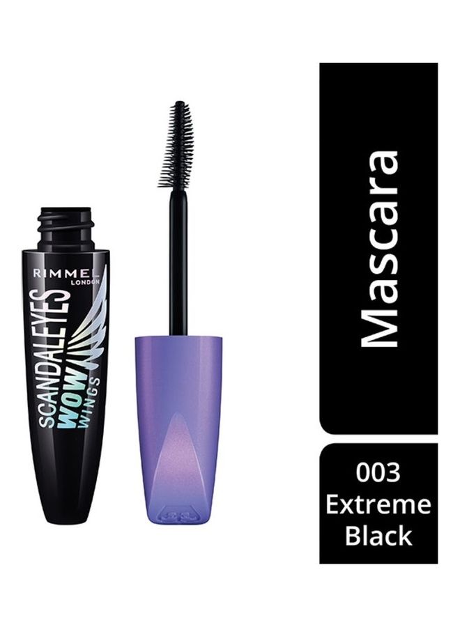 RIMMEL LONDON Scandal'Eyes Wow Wings Mascara – 03 –Extreme Black  - Image 4