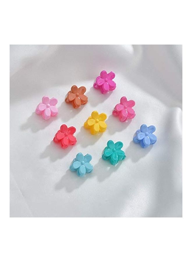 30-Piece Beautiful Pastel Mini Flower Hair Claw Clips Multicolour - v1614795491/N44895731A_2