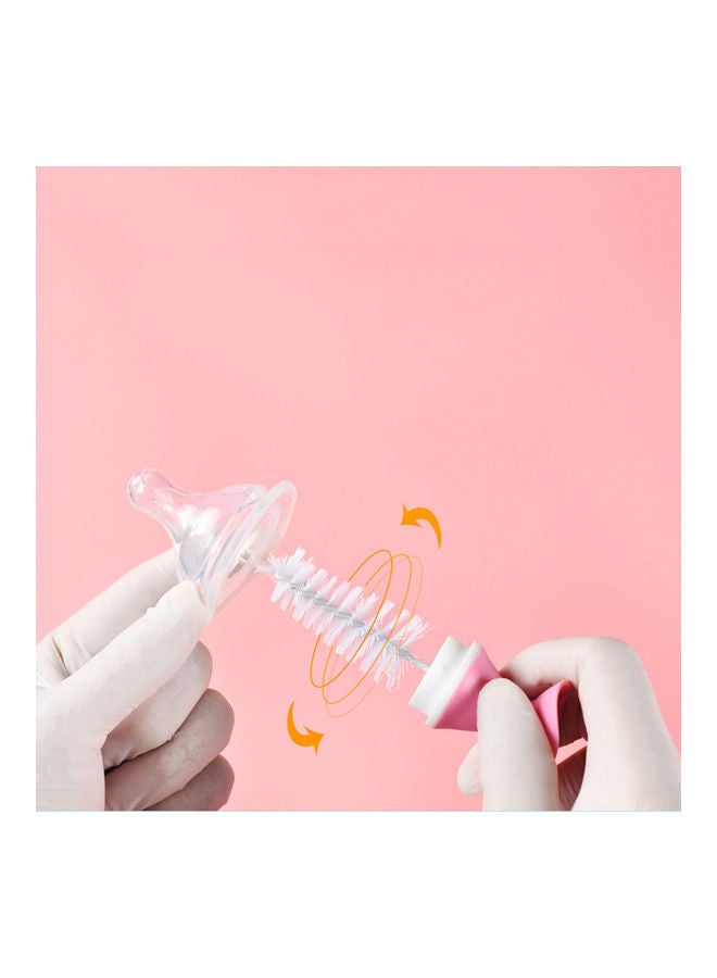 فرشاة لتنظيف الزجاج من السيليكون 1 في 2 رمادي / أبيض - Image 5