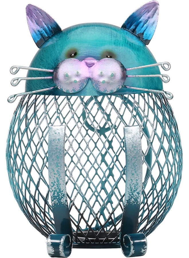 TOOARTS - Cat Coin Box Multicolour 15.4 x 12.8 x 13.1cm - Image 1