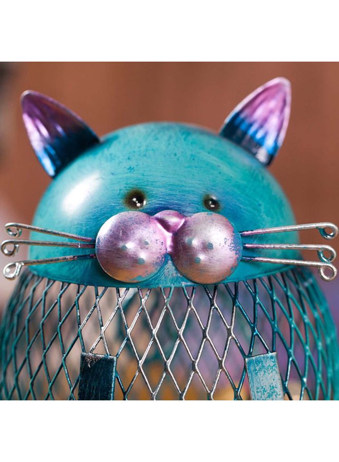 TOOARTS - Cat Coin Box Multicolour 15.4 x 12.8 x 13.1cm - Image 1