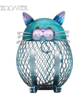 Cat Coin Box Multicolour 15.4 x 12.8 x 13.1cm