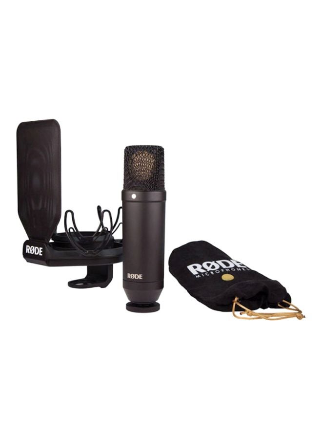 RODE Cardiod Condenser Microphone With Smr Shock Mount NT1KIT Black - Image 1