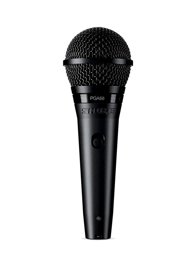 Shure - Handheld Karaoke Microphone With XLR Cable PGA58-XLR-E Black - Image 1