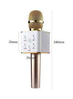Tuxun Bluetooth Wireless Portable Karaoke Microphone 1553115013-5041 Gold/White/Silver  - Image 5