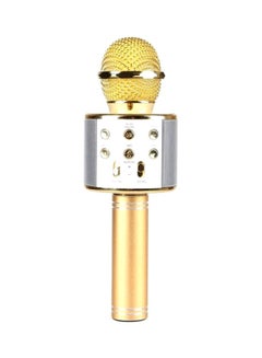 WSTER Wireless Bluetooth Karaoke Microphone WS-858 Yellow  - Image 1
