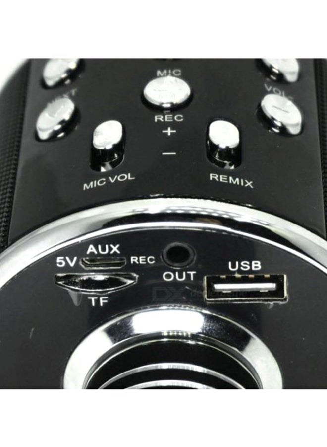 ويستر ميكروفون كاريوكي WS-858 لاسلكي محمول باليد 1bi.182.78166675.18 أسود/فضي - Image 3