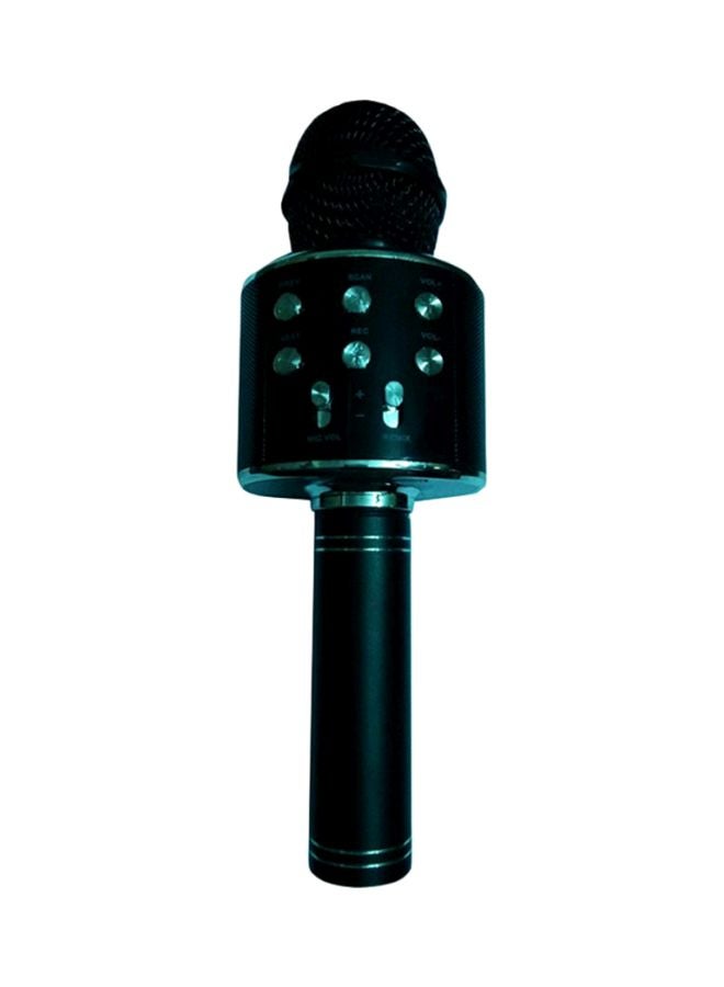 ويستر ميكروفون كاريوكي WS-858 لاسلكي محمول باليد 1bi.182.76064033.18 أسود/أخضر - Image 1