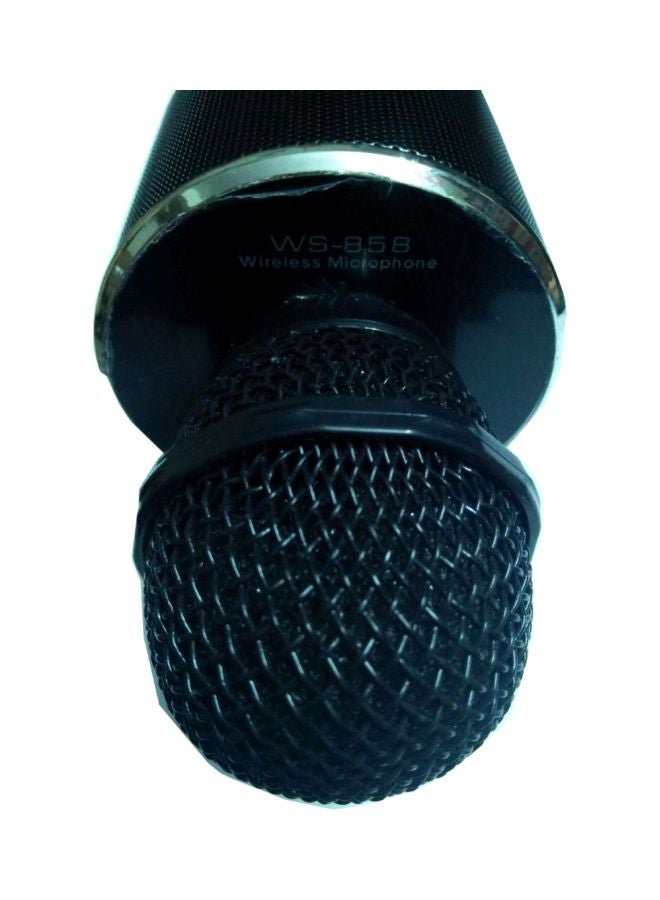 ويستر ميكروفون كاريوكي WS-858 لاسلكي محمول باليد 1bi.182.76064033.18 أسود/أخضر - Image 2