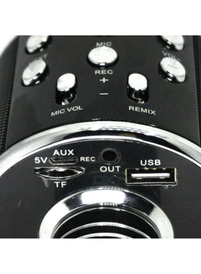 ويستر ميكروفون كاريوكي WS-858 لاسلكي محمول باليد 1bi.182.76064033.18 أسود/أخضر - Image 3