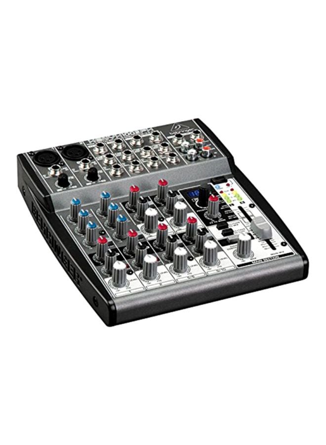 behringer - Premium 10-Input 2-Bus Mixer With Multi-FX Processor 1002FX Grey/Red/Blue - Image 1
