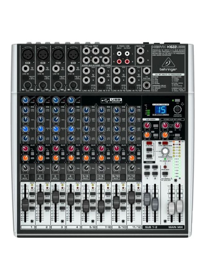 بيهرينغر ميكسر صوت بعدد 16 قناة X1622USB متعدد الألوان  - Image 1