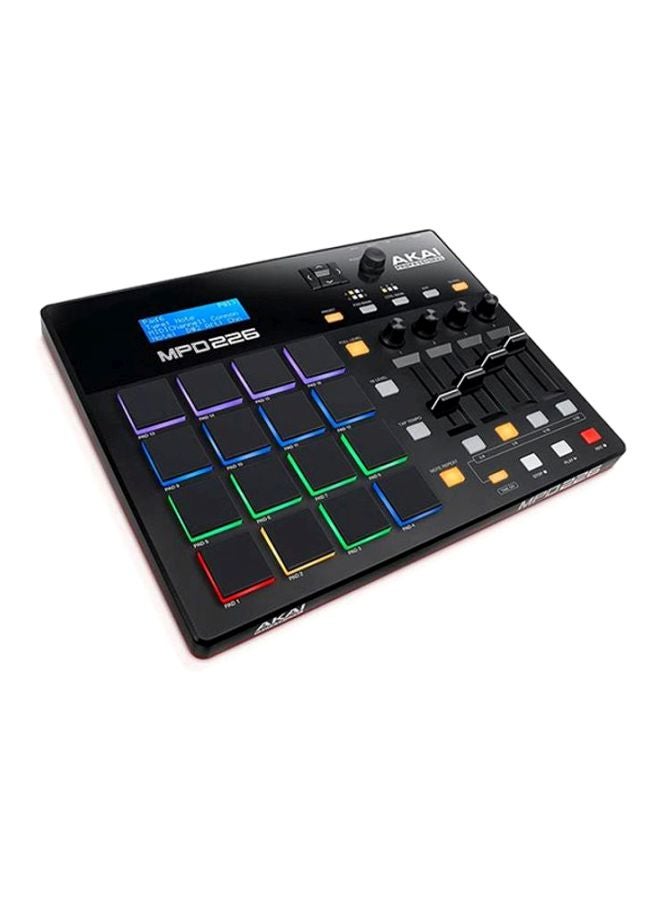 AKAI - Highly Playable Pad Controller MPD226 Black/Green/Blue - Image 1