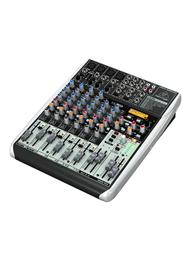 behringer - Premium 12-Input 2/2-Bus Mixer With Multi-FX Processor QX1204USB Grey/Red/Blue - Image 1