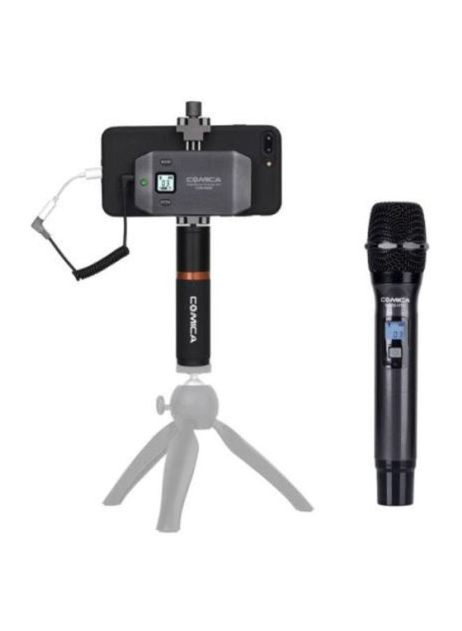 COMICA - CVM-WS50H Wireless Microphone With Hand-Held Transmitter LU-D5967 Black - Image 1