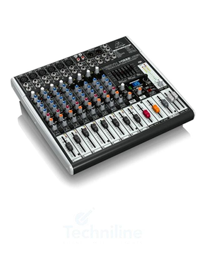 behringer - Premium 16-Input 2/2-Bus Mixer With Multi-FX Processor X1222USB Grey/Red/Blue - Image 1