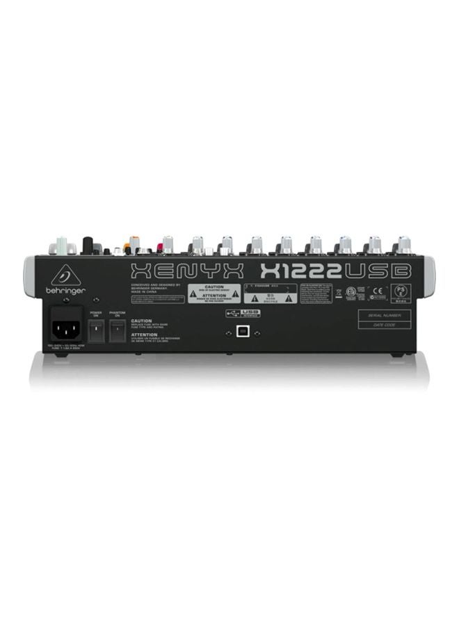 behringer - Premium 16-Input 2/2-Bus Mixer With Multi-FX Processor X1222USB Grey/Red/Blue - Image 1