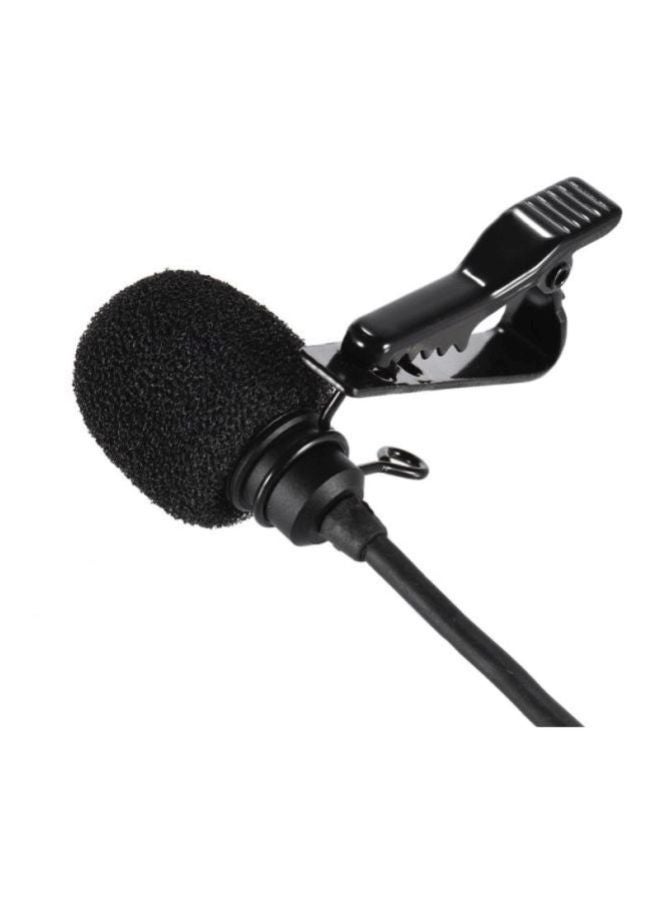 كوميكا ميكروفون ثنائي الرأس يمكن تعليقه على الملابس D4803-1B1 أسود  - Image 3