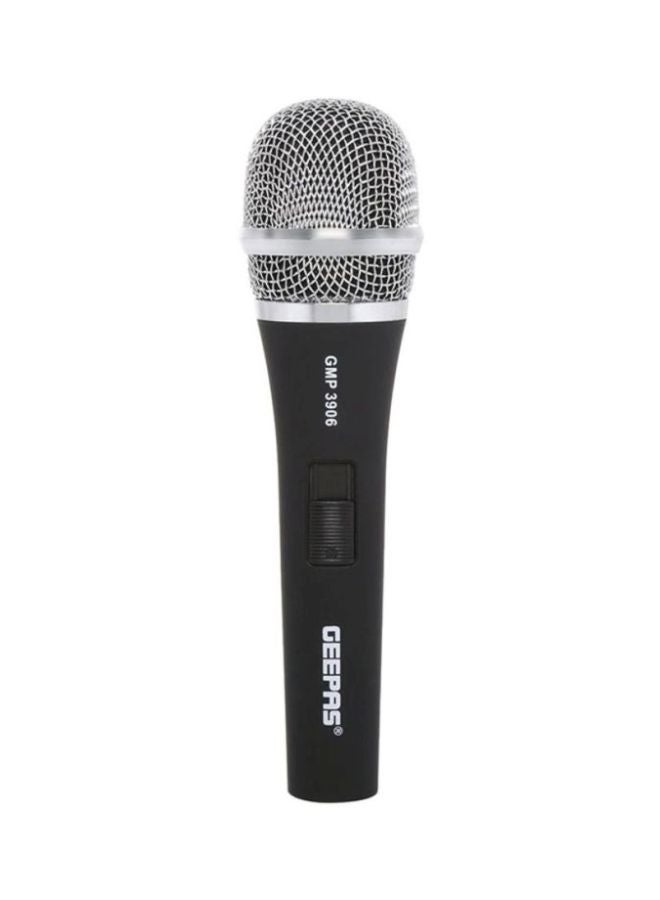 GEEPAS Wireless Microphone GMP3906 Black/Silver  - Image 1