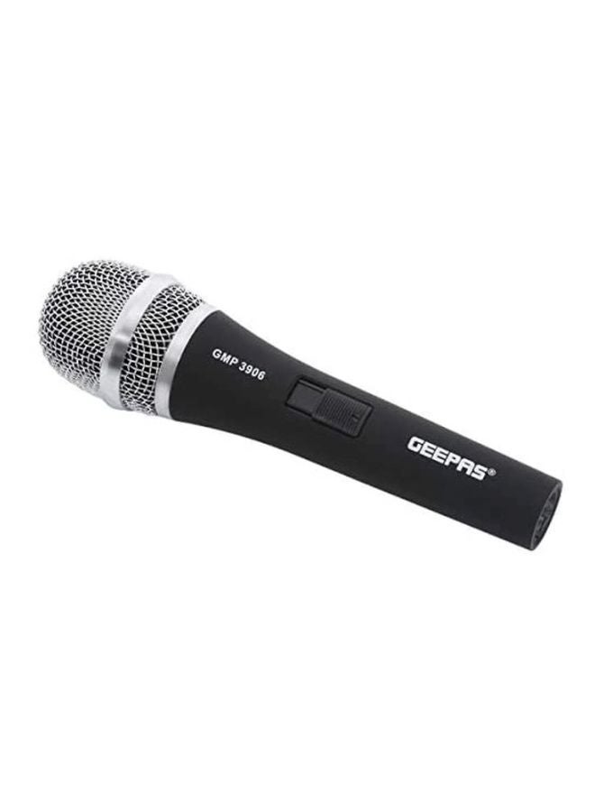 GEEPAS Wireless Microphone GMP3906 Black/Silver  - Image 2