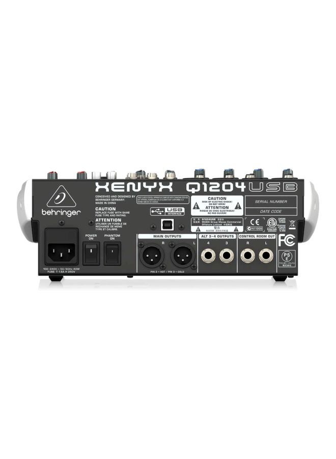 بيهرينغر مازِج صوت ب12 قناة Q1204USB رمادي - Image 4